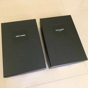 Saint Laurent Empty Shoe Box Bundle of 2